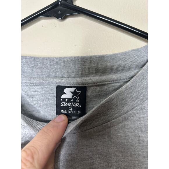 Vintage Men’s XL Team Starter Ball State Cardinals Long Sleeve T-Shirt Logo Tee - Picture 3 of 6